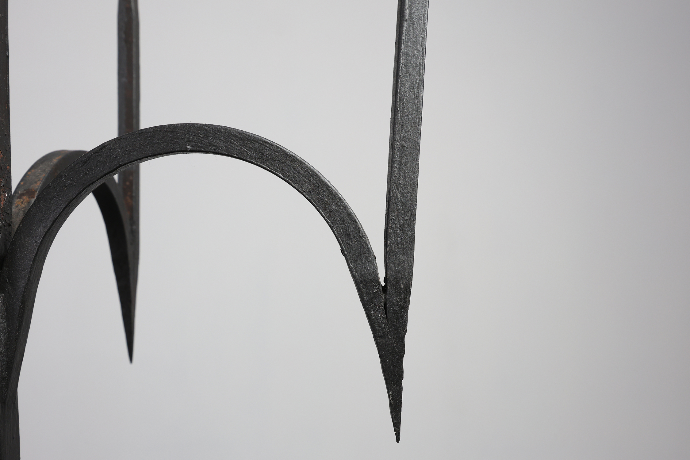 Neo‑Gothic Wrought‑Iron Candelabrum, France 19th Century thumbnail